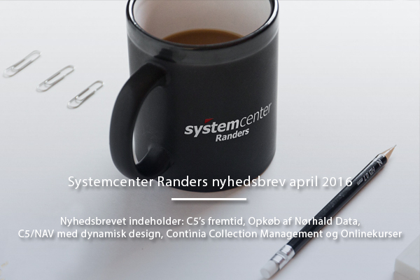Systemcenter Randers Nyhedsbrev April